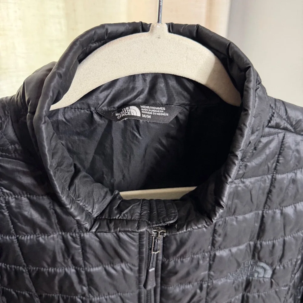 The North Face Thermoball Quilted Puffer Jacket Men's Size Medium M Black